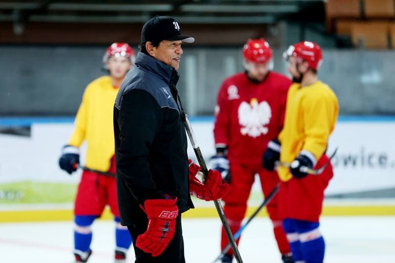 Ice Hockey. Poland national team. Training. 27.09.2017