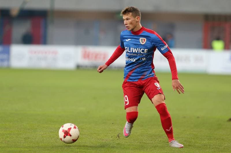Football. Lotto Ekstraklasa. Piast Gliwice - Cracovia Krakow. 18.11.2017