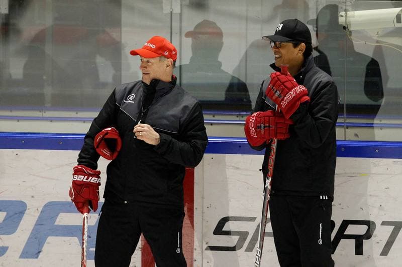 Ice Hockey. Poland national team. Training. 13.02.2018