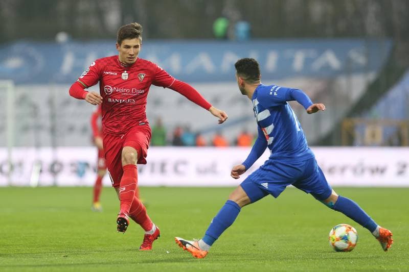 Football. Lotto Ekstraklasa. Zaglebie Sosnowiec - Wisla Plock. 13.04.2019