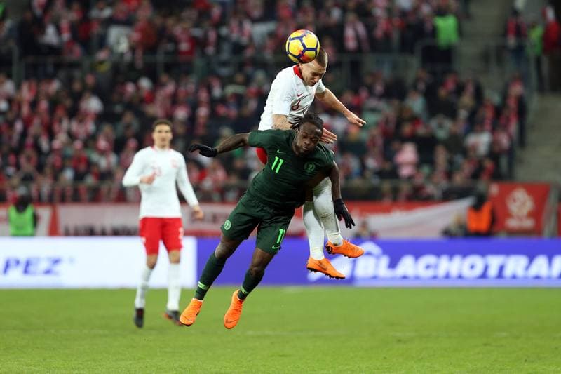Football. International Friendly. Poland - Nigeria. 23.03.2018