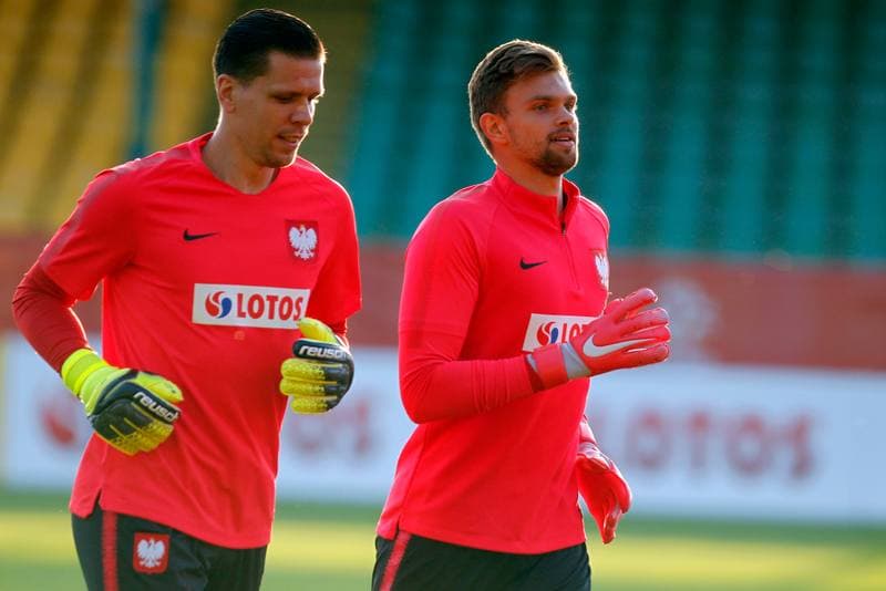 Football. Poland national team. Training. 08.10.2018