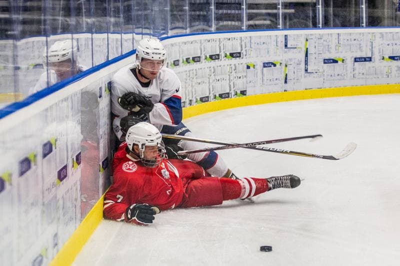 Ice Hockey. Friendly Match. Poland U20 - HK Nitra. 16.08.2019