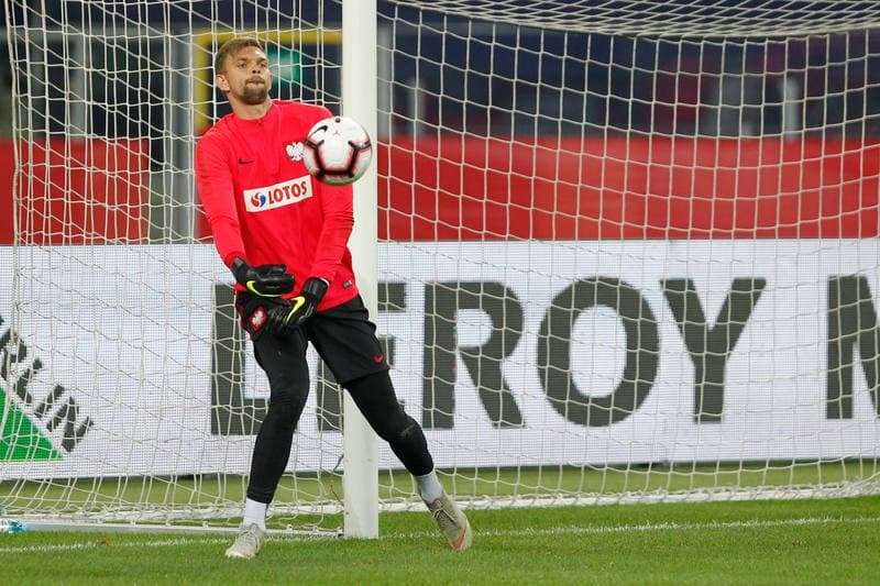 Football. Poland national team. Training. 10.10.2018