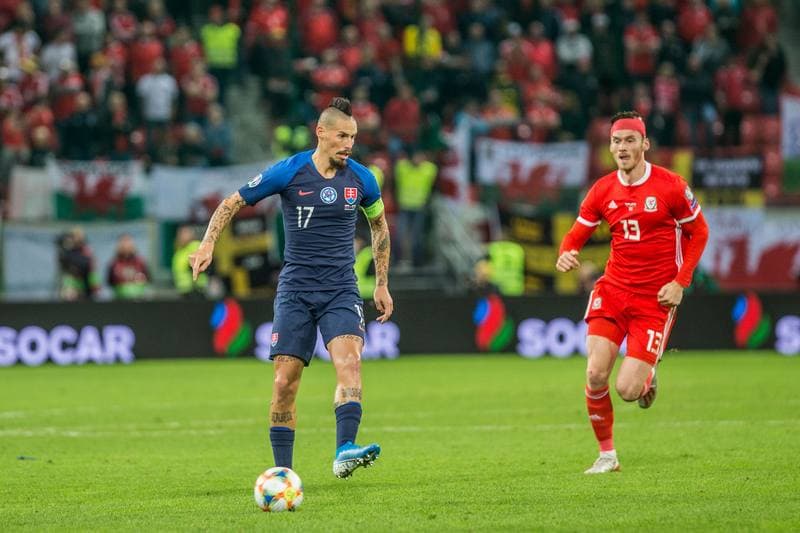 Football. Euro 2020 Qualifiers. Slovakia - Wales. 10.10.2019