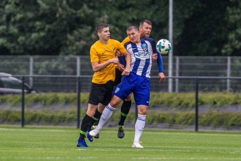 Football. Sparing. LKS Goczalkowice Zdroj - Wieczysta Krakow. 11.07.2020