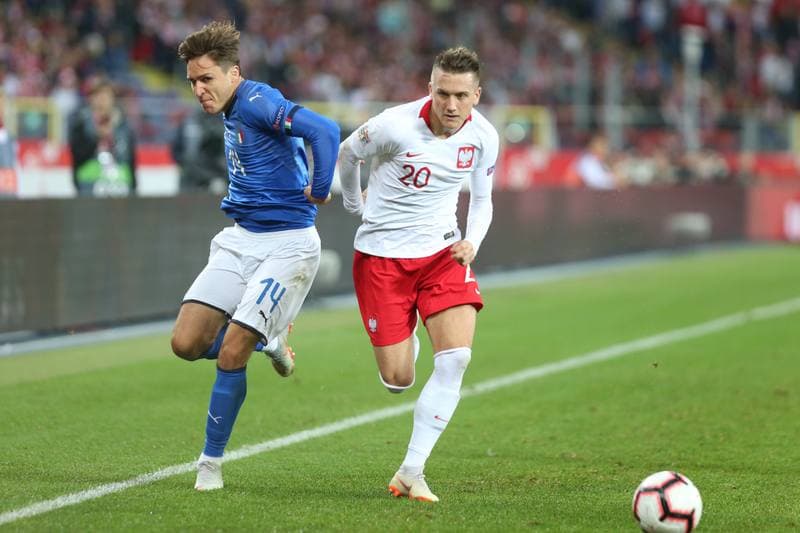 Football. UEFA Nations League. Poland - Italy. 14.10.2018