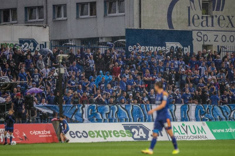Football. III Liga. Ruch Chorzow - Piast Zmigrod. 22.08.2020