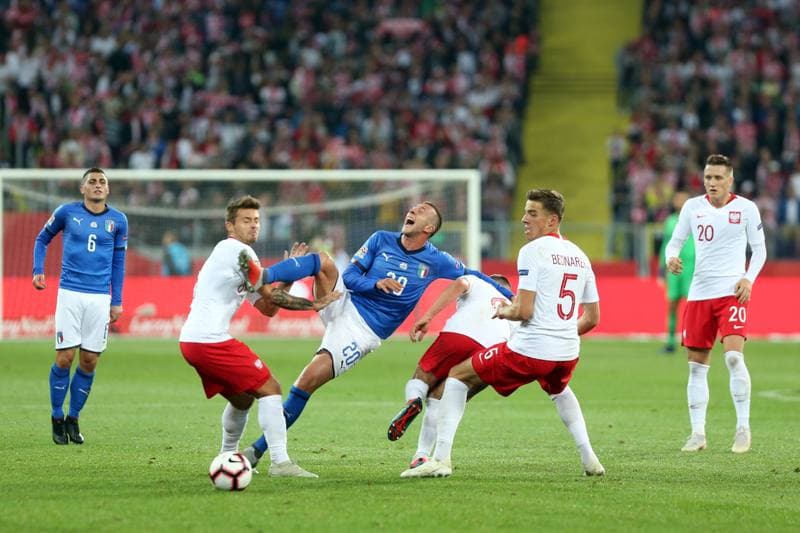 Football. UEFA Nations League. Poland - Italy. 14.10.2018