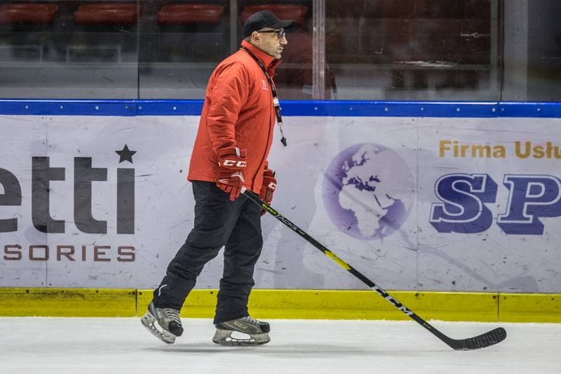 Ice Hockey. Poland national team. Training. 13.04.2021