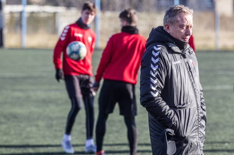 Football. GKS Tychy. Training. 15.01.2020