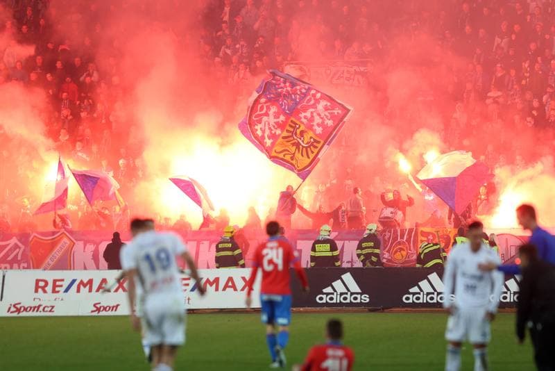 Football. Fortuna:Liga. Banik Ostrava - Viktoria Plzen. 03.11.2018