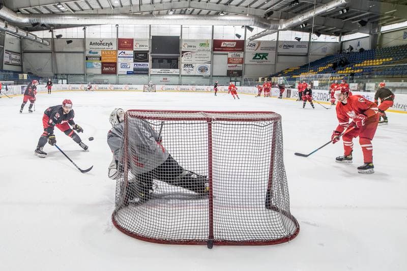 Ice Hockey. Poland national team. Training. 02.05.2021