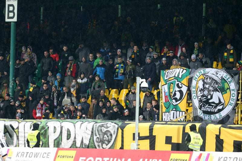 Football. Fortuna I Liga. GKS Katowice - Sandecja Nowy Sacz. 02.12.2018