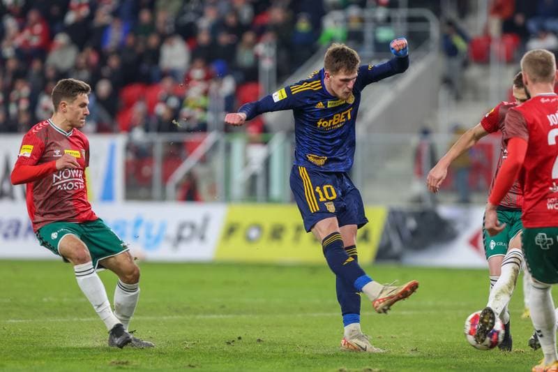 Football. Fortuna I Liga. Zaglebie Sosnowiec - Arka Gdynia. 12.11.2023