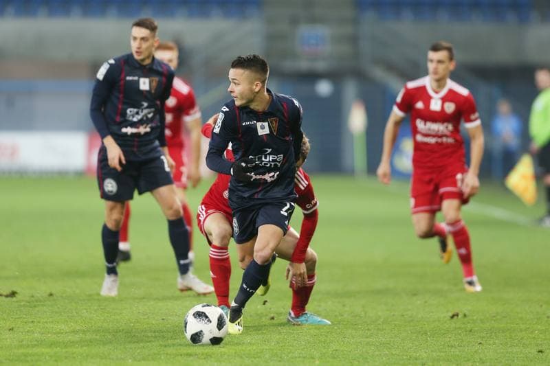 Football. Lotto Ekstraklasa. Piast Gliwice - Pogon Szczecin. 03.12.2018