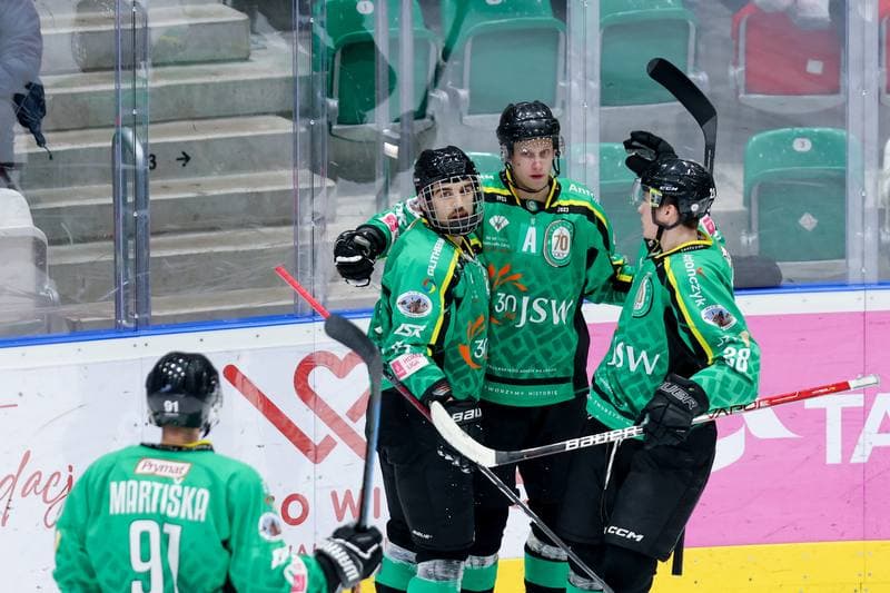Ice Hockey. Tauron Hokej Liga. Zaglebie Sosnowiec - JKH GKS Jastrzebie. 05.01.2024