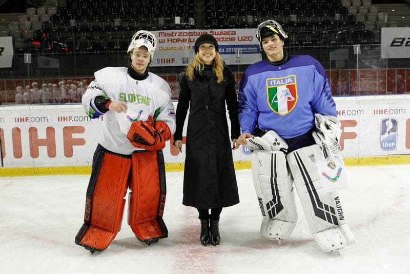 Ice Hockey. U20 World Championship Division I. Italy - Slovenia. 08.12.2018