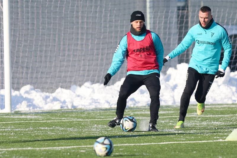 Football. Gornik Zabrze. Training. 10.01.2024