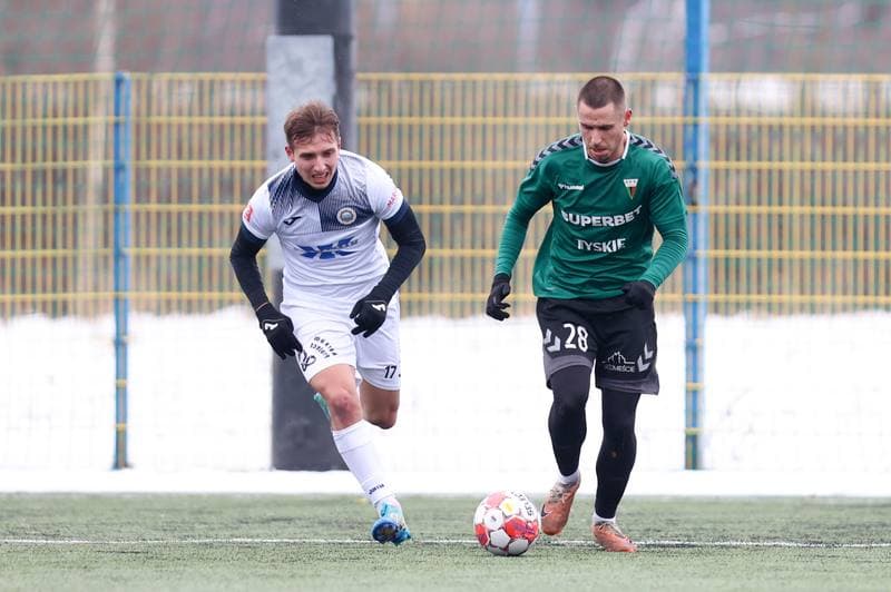 Football. Sparing. GKS Tychy - Hutnik Krakow. 13.01.2024