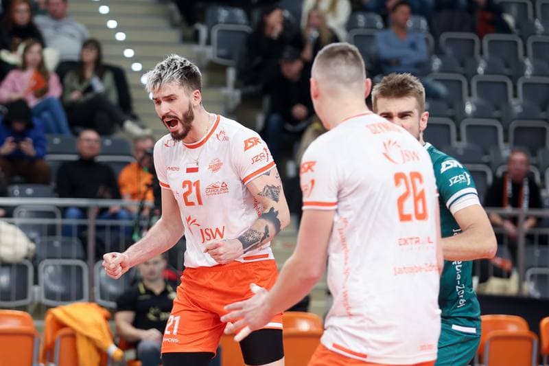 Volleyball. CEV Champions League. Jastrzebski Wegiel - SVG Luneburg. 17.01.2024