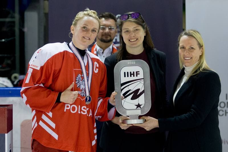 Ice Hockey. Women's World Championship Division 1B. Poland - China. 14.04.2022