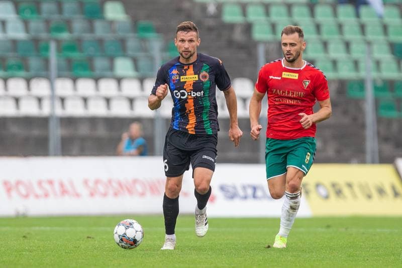 Football. Fortuna I Liga. Zaglebie Sosnowiec - Chrobry Glogow. 21.08.2022