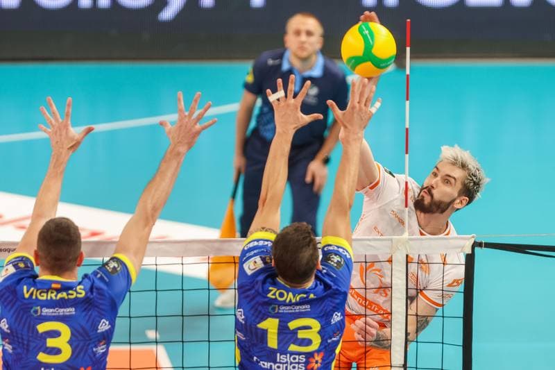 Volleyball. CEV Champions League. Jastrzebski Wegiel - Guaguas Las Palmas. 22.11.2023