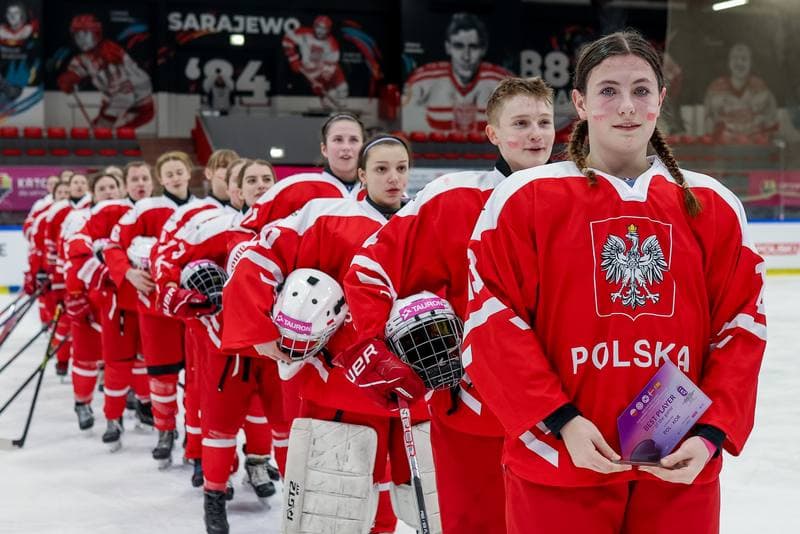 Ice Hockey. Women's U18 World Championship Division 1B. Poland - Korea. 10.01.2023