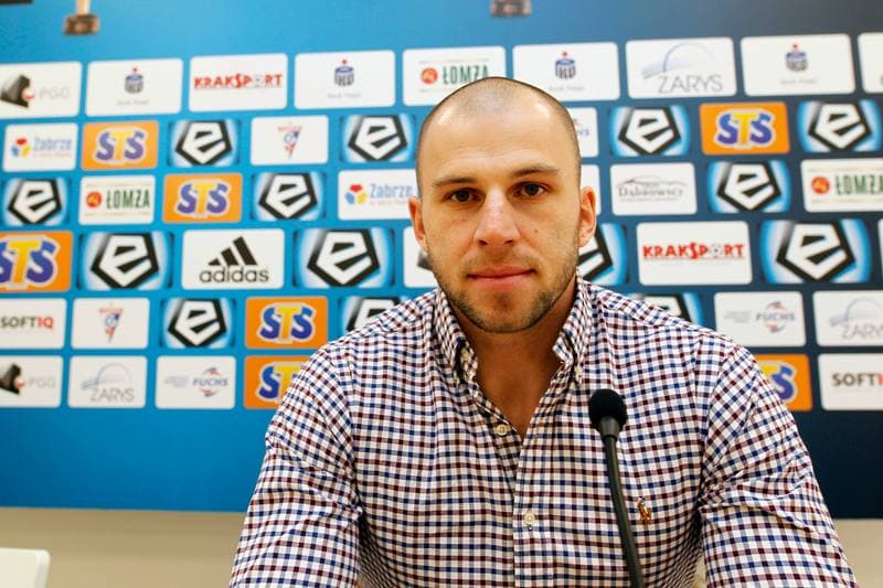 Football. Gornik Zabrze. Press Conference. 11.01.2019