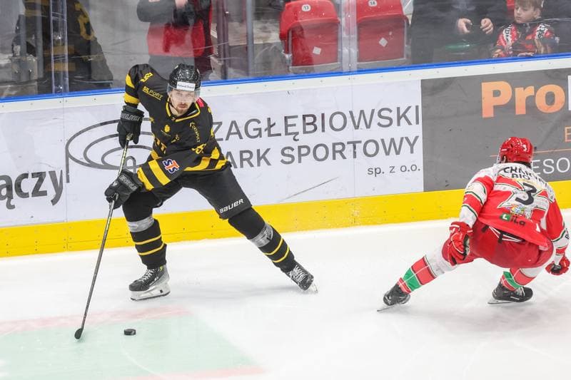 Ice Hockey. Tauron Hokej Liga. Zaglebie Sosnowiec - GKS Katowice. 03.11.2023