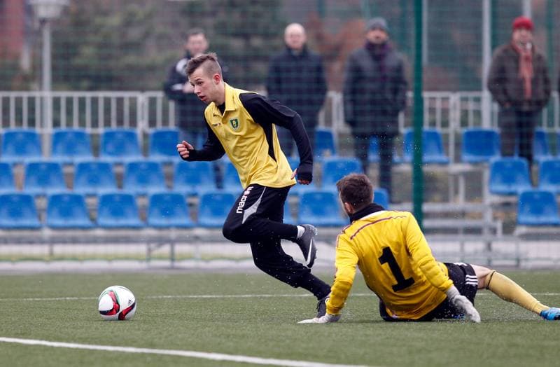 Football. Friendly Match. GKS Katowice - Wisla Krakow. 26.02.2015