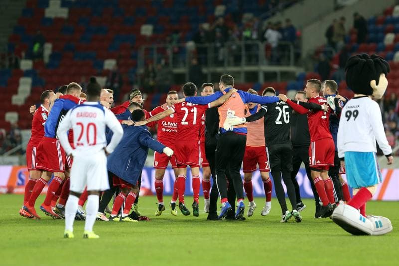 Football. Lotto Ekstraklasa. Gornik Zabrze - Piast Gliwice. 08.03.2019