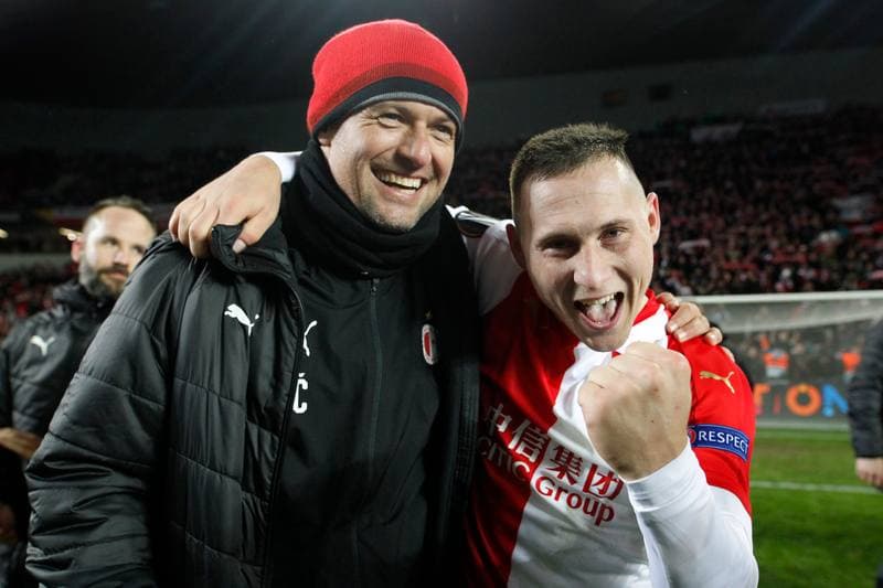 Football. UEFA Europa League. Slavia Prague - Sevilla FC. 14.03.2019