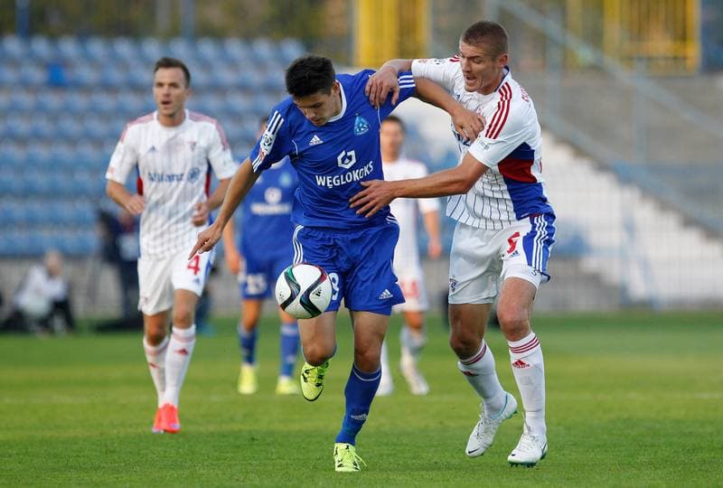 Football. T-Mobile Ekstraklasa. Ruch Chorzow - Gornik Zabrze. 04.10.2014