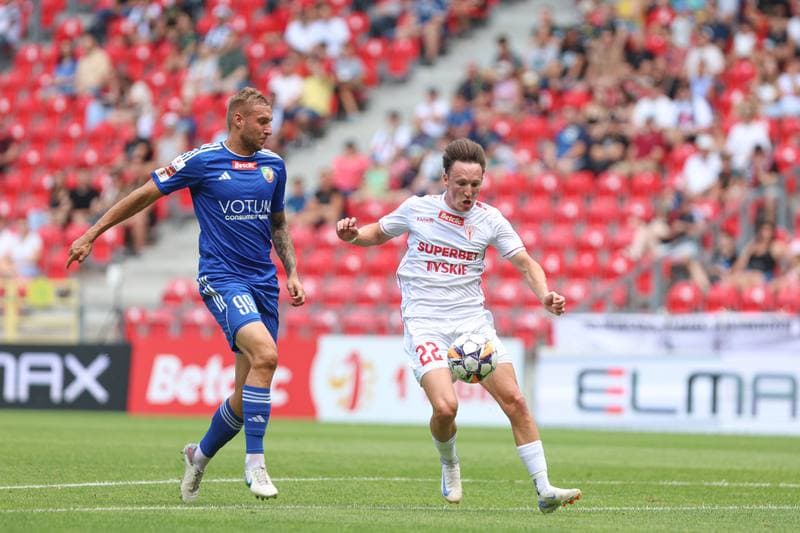 Football. Betclic I Liga. GKS Tychy - Miedz Legnica. 21.07.2024