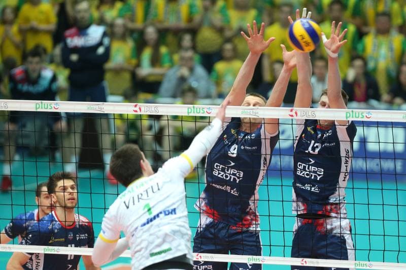 Volleyball. PlusLiga. Aluron Virtu Warta Zawiercie - ZAKSA Kedzierzyn-Kozle. 17.04.2019