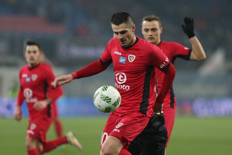 Football. Lotto Ekstraklasa. Piast Gliwice - Cracovia Krakow. 18.11.2016