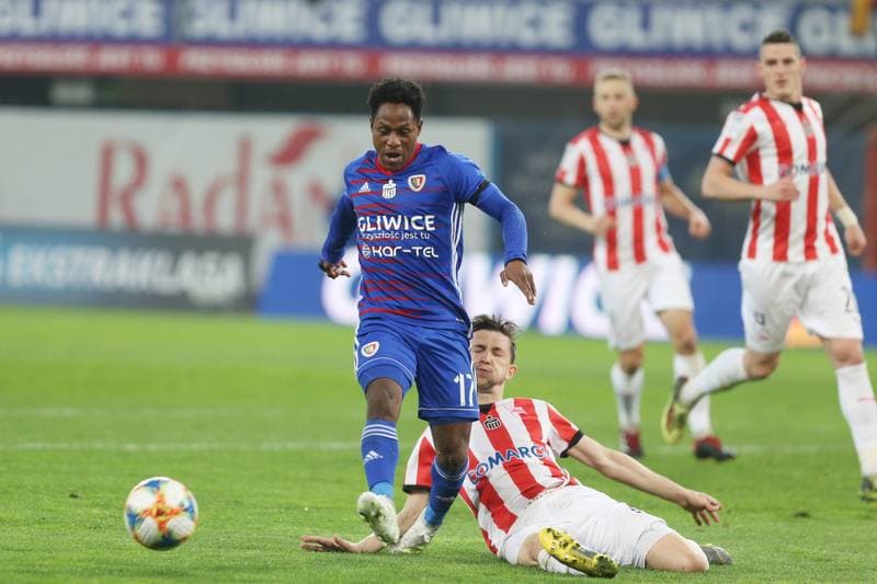 Football. Lotto Ekstraklasa. Piast Gliwice - Cracovia Krakow. 26.04.2019