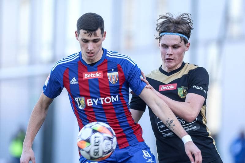 Football. Betclic II Liga. Polonia Bytom - GKS Jastrzebie. 16.03.2025