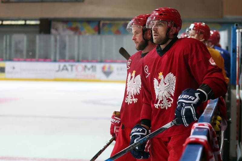 Ice Hockey. Poland national team. Training. 27.09.2017