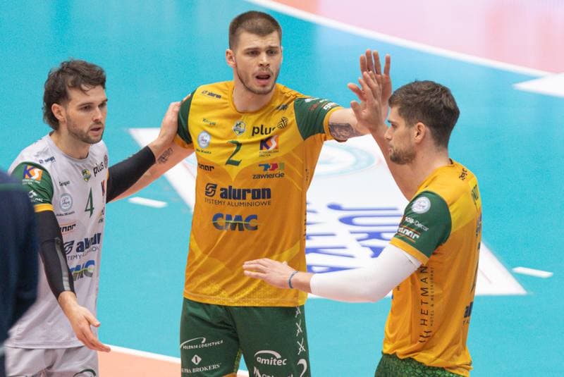Volleyball. PlusLiga. Aluron CMC Warta Zawiercie - Jastrzebski Wegiel. 24.04.2024