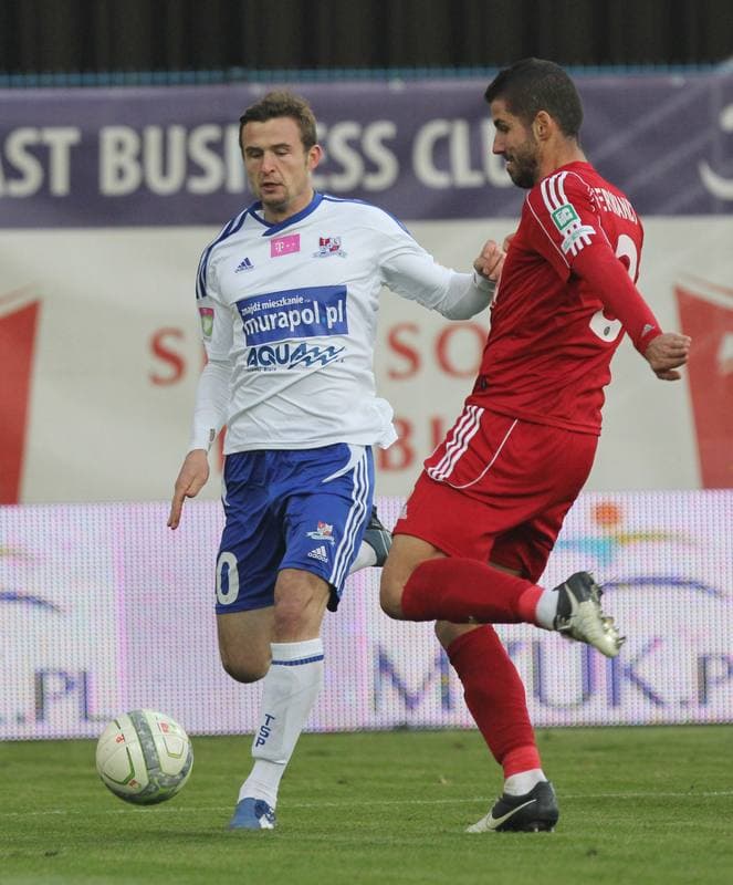 Football. T-Mobile Ekstraklasa. Piast Gliwice - Podbeskidzie Bielsko-Biala. 17.11.2012