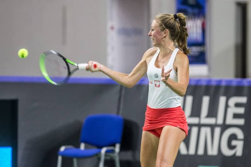 Tennis. Billie Jean King Cup. Poland - Brazil. 16.04.2021