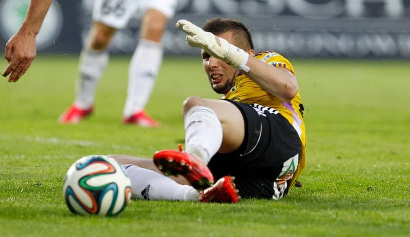 Football. T-Mobile Ekstraklasa. Cracovia Krakow - GKS Belchatow. 10.05.2015
