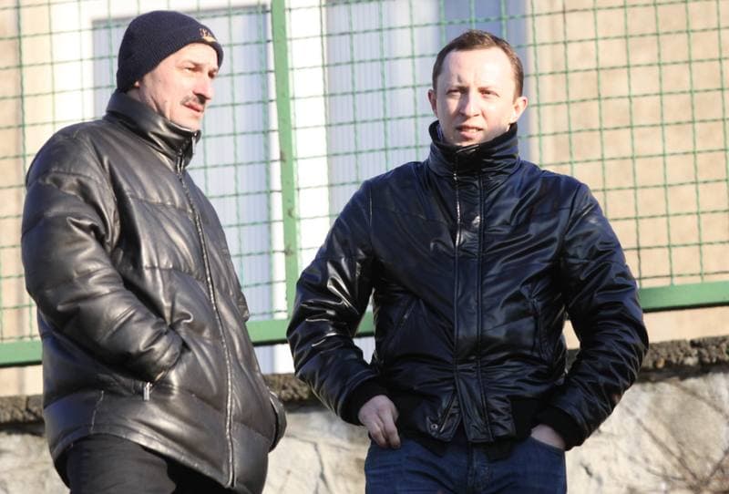 Football. Sparing. GKS Katowice - Hutnik Krakow. 09.02.2011