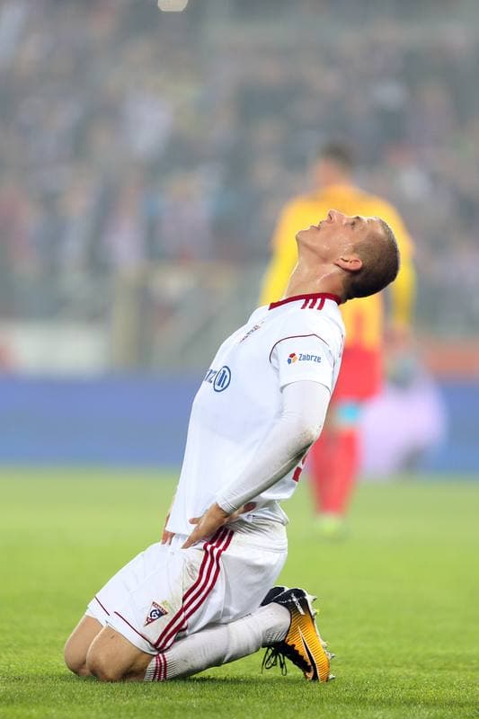 Football. Lotto Ekstraklasa. Gornik Zabrze - Korona Kielce. 20.10.2017