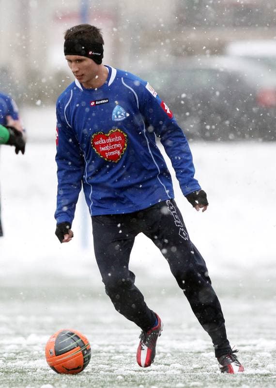 Football. Sparing. Rozwoj Katowice - Ruch Chorzow. 14.01.2012