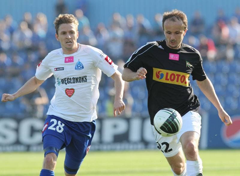 Football. T-Mobile Ekstraklasa. Ruch Chorzow - Lechia Gdansk. 06.05.2012