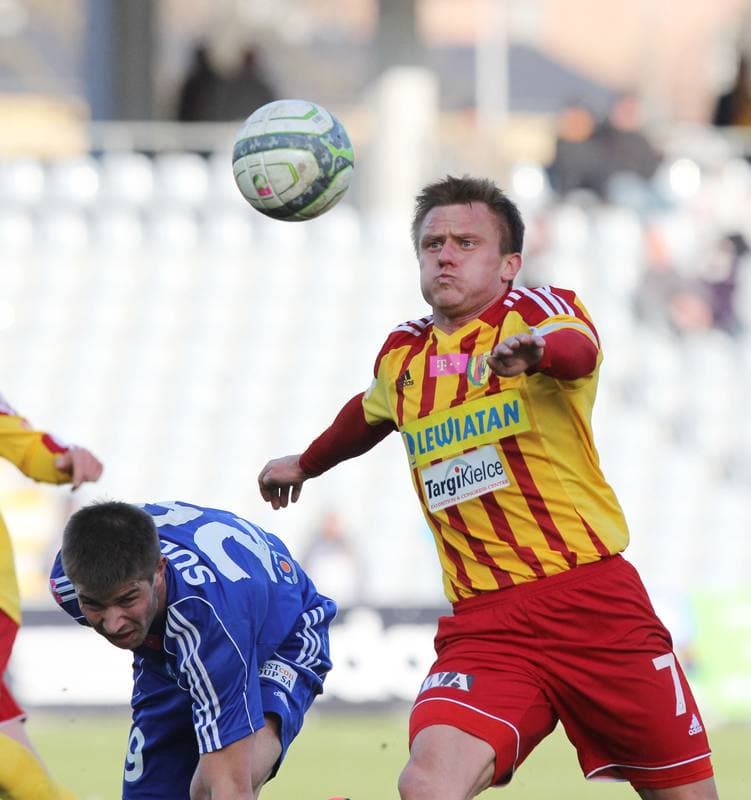 Football. T-mobile Ekstraklasa. Korona Kielce - Ruch Chorzow. 16.03.2013